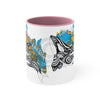 Orca Killer Whale Tribal Tlingit Dreams Ink Accent Coffee Mug 11Oz Pink /