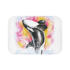 Orca Killer Whale Watercolor Bath Mat Small 24X17 Home Decor