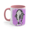 Orca Killer Whales Love Tribal Pink Ink Accent Coffee Mug 11Oz