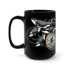 Orca Pod Ad Compass Black Mug 15Oz