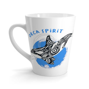 Orca Spirit Blue Latte Mug 12Oz Mug