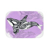 Orca Spirit Doodle Tribal Pink Bath Mat Small 24X17 Home Decor