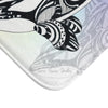Orca Spirit Doodle Tribal Rainbow Bath Mat Home Decor