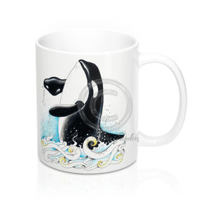 Orca Tribal Ink Art Mug 11Oz