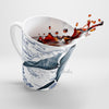 Orca Whale Ancient Blue Vintage Map White Latte Mug Mug