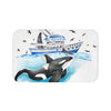 Orca And The Boat Bath Mat Large 34X21 Home Decor