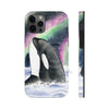 Orca Whale Aurora Borealis Stars Watercolor Case Mate Tough Phone Cases Iphone 12 Pro