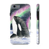 Orca Whale Aurora Borealis Stars Watercolor Case Mate Tough Phone Cases Iphone 6/6S