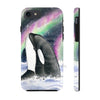 Orca Whale Aurora Borealis Stars Watercolor Case Mate Tough Phone Cases Iphone 7 8