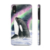 Orca Whale Aurora Borealis Stars Watercolor Case Mate Tough Phone Cases Iphone Xr