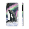 Orca Whale Aurora Borealis Stars Watercolor Case Mate Tough Phone Cases Iphone Xs Max