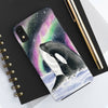 Orca Whale Aurora Borealis Stars Watercolor Ii Case Mate Tough Phone Cases