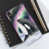Orca Whale Aurora Borealis Stars Watercolor Ii Case Mate Tough Phone Cases