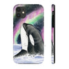 Orca Whale Aurora Borealis Stars Watercolor Ii Case Mate Tough Phone Cases Iphone 11