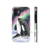 Orca Whale Aurora Borealis Stars Watercolor Ii Case Mate Tough Phone Cases Iphone 12 Mini