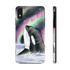 Orca Whale Aurora Borealis Stars Watercolor Ii Case Mate Tough Phone Cases Iphone Xr