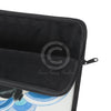 Orca Whale Blue Circles Ink Laptop Sleeve
