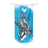 Orca Whale Blue Polycotton Towel 36 × 72 Home Decor