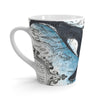 Orca Whale Blue Watercolor Vintage Map Art Latte Mug Mug