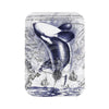 Orca Whale Breaching Purple Vintage Map Bath Mat Small 24X17 Home Decor