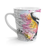 Orca Whale Breaching Vintage Map Latte Mug 12Oz Mug