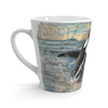 Orca Whale Grunge Vintage Map Watercolor Art Latte Mug 12Oz Mug
