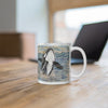 Orca Whale Grunge Vintage Map Watercolor Art Mug 11Oz