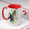 Orca Whale In The Kelp Forest Art Two-Tone Coffee Mugs 15Oz Mug