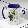 Orca Whale In The Kelp Forest Art Two-Tone Coffee Mugs 15Oz Mug