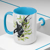 Orca Whale In The Kelp Forest Art Two-Tone Coffee Mugs 15Oz Mug