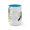 Orca Whale In The Kelp Forest Art Two-Tone Coffee Mugs 15Oz Mug