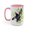 Orca Whale In The Kelp Forest Art Two-Tone Coffee Mugs 15Oz / Pink Mug