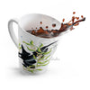 Orca Whale Kelp Forest Ink Art Latte Mug Mug