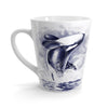 Orca Whale Luna Breaching Watercolor Blue Latte Mug 12Oz Mug