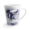 Orca Whale Luna Breaching Watercolor Blue Latte Mug Mug