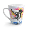 Orca Whale Luna Breaching Watercolor Latte Mug 12Oz Mug