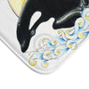 Orca Whale Mom And Baby Bath Mat Home Decor
