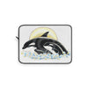 Orca Whale Mom And Baby Ink Laptop Sleeve 15
