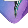Orca Whale Nebula Galaxy Teal Purple Art Bath Mat Home Decor