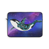 Orca Whale Nebula Galaxy Teal Purple Art Laptop Sleeve 13