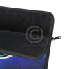 Orca Whale Nebula Galaxy Teal Purple Art Laptop Sleeve