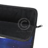 Orca Whale Nebula Galaxy Teal Purple Art Laptop Sleeve