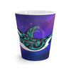 Orca Whale Nebula Galaxy Teal Purple Art Latte Mug Mug