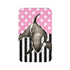 Orca Whale Polka Dot Pink Bath Mat Large 34X21 Home Decor