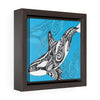 Orca Whale Spirit Tribal Framed Premium Gallery Wrap Canvas 6 ×