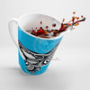 Orca Whale Spirit Tribal Ink Blue Latte Mug Mug