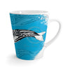 Orca Whale Spirit Tribal Ink Blue Latte Mug Mug