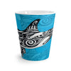 Orca Whale Spirit Tribal Ink Blue Latte Mug Mug