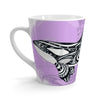 Orca Whale Spirit Tribal Ink Pink Latte Mug 12Oz Mug