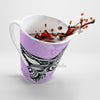 Orca Whale Spirit Tribal Ink Pink Latte Mug Mug